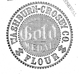 WASHBURN'S GOLD MEDAL WASHBURN-CROSBY CO. FLOUR CC logo