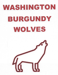 WASHINGTON BURGUNDY WOLVES logo