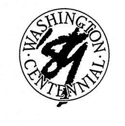 WASHINGTON-CENTENNIAL '89 logo