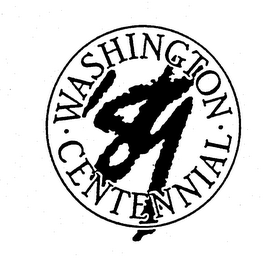 WASHINGTON CENTENNIAL '89 logo