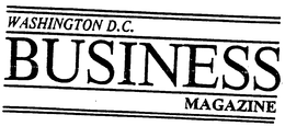 WASHINGTON D.C. BUSINESS MAGAZINE logo