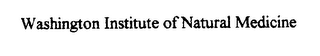 WASHINGTON INSTITUTE OF NATURAL MEDICINE logo
