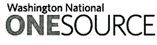 WASHINGTON NATIONAL ONE SOURCE logo