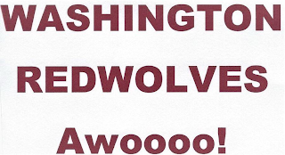 WASHINGTON REDWOLVES AWOOOO! logo