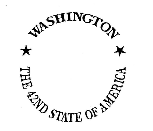 WASHINGTON THE 42ND STATE OF AMERICA logo