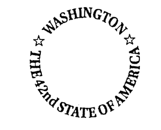 WASHINGTON THE 42ND STATE OF AMERICA logo