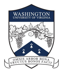 WASHINGTON UNIVERSITY OF VIRGINIA OMNIS ARBOR BONA FRUCTUS BONOS FACIT logo