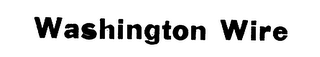 WASHINGTON WIRE logo