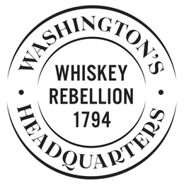 · WASHINGTON'S · HEADQUARTERS WHISKEY REBELLION 1794 logo