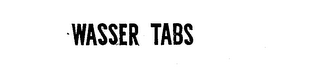 WASSER TABS logo