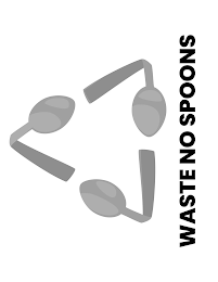 WASTE NO SPOONS logo