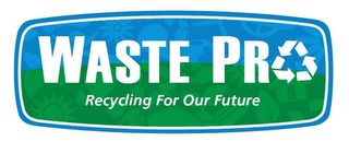 WASTE PRO RECYCLING FOR OUR FUTURE logo