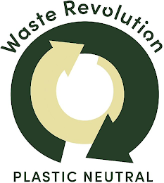 WASTE REVOLUTION PLASTIC NEUTRAL logo