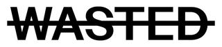 WASTED logo