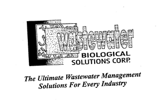 WASTEWATER BIOLOGICAL SOLUTIONS CORP. THE ULTIMATE WASTEWATER MANAGEMENT SOLUTIONS FOR EVERY INDUSTRY logo