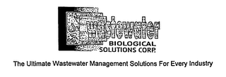 WASTEWATER BIOLOGICAL SOLUTIONS CORP. THE ULTIMATE WASTEWATER MANAGEMENT SOLUTIONS FOR EVERY INDUSTRY logo