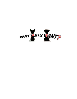 WAT PETS WANT? logo