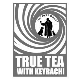 WAT PETS WANT? TRUE TEA WITH KEYRACHI logo