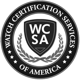WATCH CERTIFICATION SERVICES OF AMERICA WCSA logo