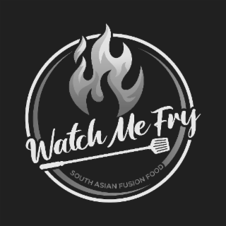 WATCH ME FRY SOUTH ASIAN FUSION FOOD logo