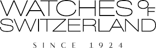 WATCHES OF SWITZERLAND SINCE 1924 logo