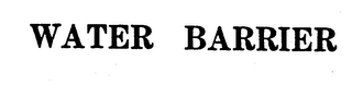 WATER BARRIER logo