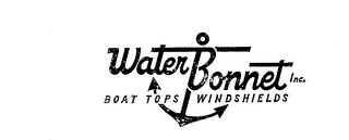 WATER BONNET INC. BOAT TOPS WINDSHIELDS logo