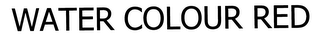 WATER COLOUR RED logo
