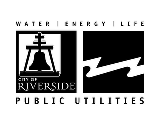 WATER ENERGY LIFE CITY OF RIVERSIDE PUBLIC UTILITIES logo