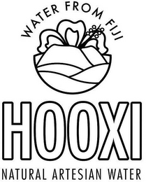 WATER FROM FIJI HOOXI NATURAL ARTESIAN WATER logo
