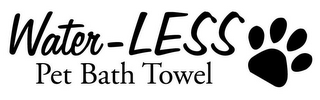 WATER-LESS PET BATH TOWEL logo