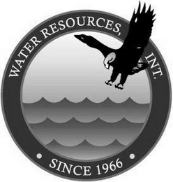 WATER RESOURCES, INT. · SINCE 1966 · logo