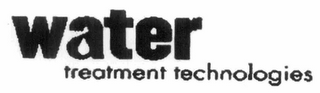 WATER TREATMENT TECHNOLOGIES logo