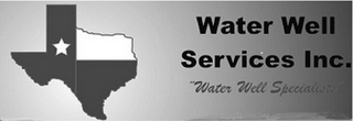 WATER WELL SERVICES INC. "WATER WELL SPECIALISTS" logo
