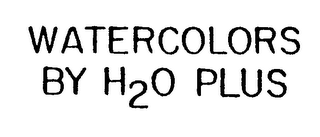 WATERCOLORS BY H2O PLUS logo