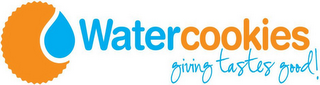 WATERCOOKIES GIVING TASTES GOOD! logo
