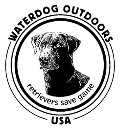 WATERDOG OUTDOORS USA RETRIEVERS SAVE GAME logo