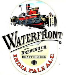 WATERFRONT BREWING CO. CRAFT BREWED INDIA PALE ALE logo
