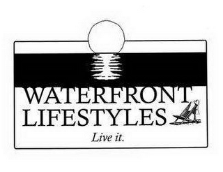 WATERFRONT LIFESTYLES LIVE IT. logo