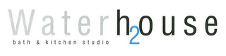 WATERH2OUSE BATH & KITCHEN STUDIO logo