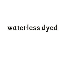 WATERLESS DYED logo