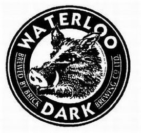 WATERLOO DARK BREWED BY BRICK BREWING CO LTD logo