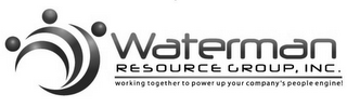 WATERMAN RESOURCE GROUP, INC. WORKING TOGETHER TO POWER UP YOUR COMPANY'S PEOPLE ENGINE! logo