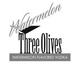 WATERMELON THREE OLIVES WATERMELON FLAVORED VODKA logo