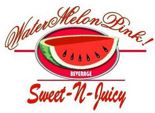 WATERMELONPINK! SWEET-N-JUICY BEVERAGE logo