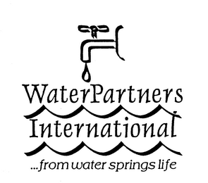 WATERPARTNERS INTERNATIONAL...FROM WATER SPRINGS LIFE logo