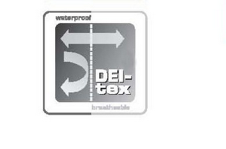 WATERPROOF DEI-TEX BREATHABLE logo