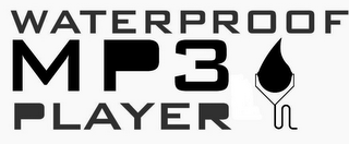 WATERPROOF MP3 PLAYER logo