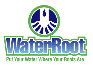 WATERROOT PUT YOUR WATER WHERE YOUR ROOTS ARE logo