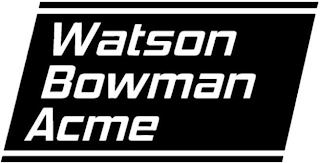 WATSON BOWMAN ACME logo